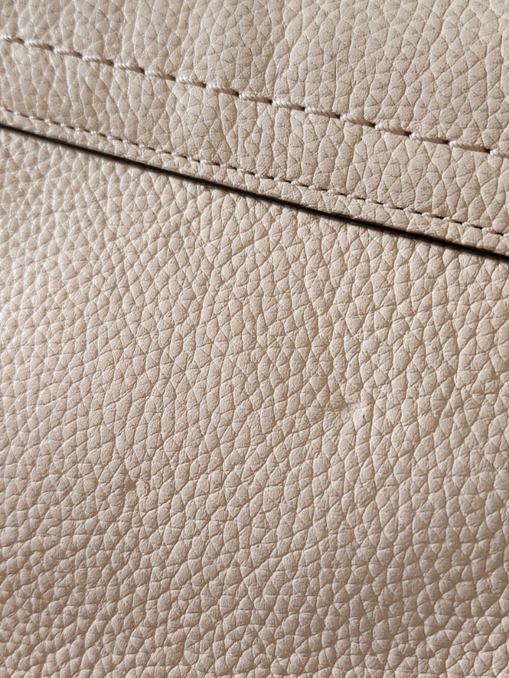 Kate Spade New York Pebbled Leather Crossbody Bag Tassel Beige Saddle Purse - Picture 10 of 16